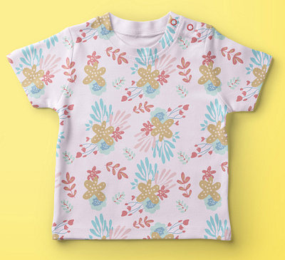 Flower Pattern boho style flower illustration flower pattern flower print kids pattern seamless pattern vintage
