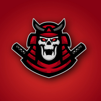Samurai cartoon design esports gaming gaminglogo logo mascot mascotlogo samurai