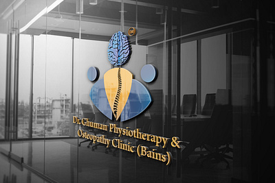 Dr. Ghuman Physiotherapy & Osteopathy Clinic (Bains) brand design branding design graphic design illustration logo logodesign ui ux vector