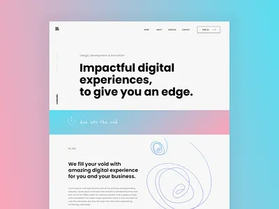 Agency Web Design agency buisness clean creative illustration landing landing page minimal portfolio webdesign