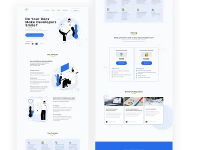 Business Landing Page-Client Work design landing page ui ux website design