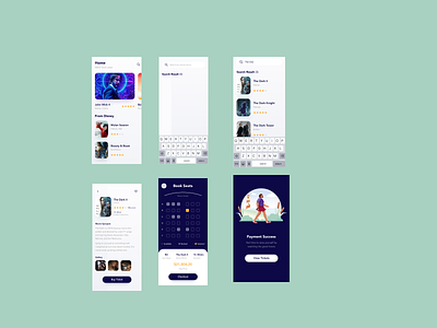 Desain UI App cinema