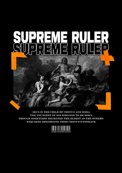 SUPREME RULER ❌ SOLDOUT ❌ branding clothing design illustration streetwear tshirt typography