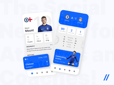 Athlete’s Social Network App app athlete design football match mobile mvp network news online purrweb social app social network sport sports sports app sportsman startup ui ux