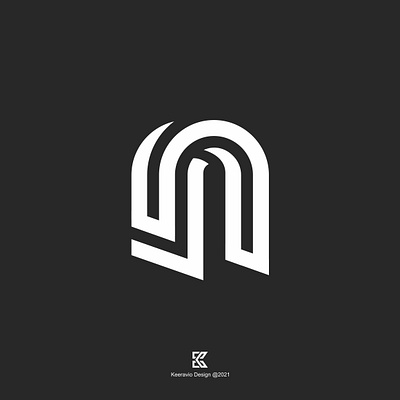 letter N branding logo