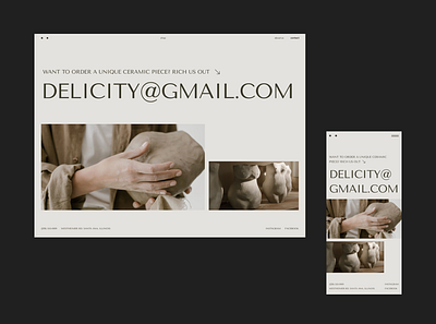 Contacts page. ceramics contact contact us contacts contacts page e commerce ecommerce minimalistic online shop products shop ui design
