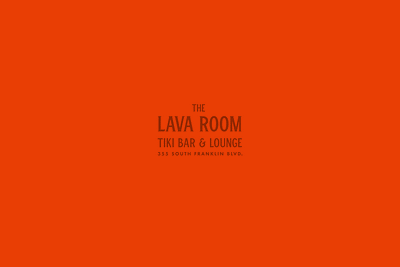 The Lava Room - Tiki Bar & Lounge art direction branding cocktails midcentury tiki