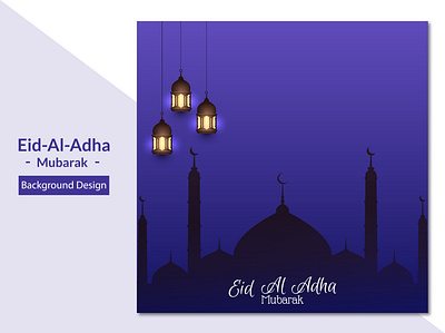 Gradient eid al adha background beautiful brand branding clean color concept creative design eid eid al adha eid mubarak flat gradient illustration modern qurban social media ui ux