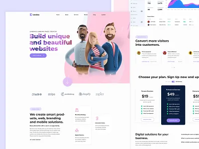 Webdesign WIP branding creative graphic design illustration landing page template ui webdesign website