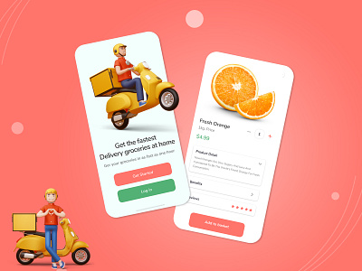Grocery shopping app 3d app design app mockup design figma food app food shopping app graphic design grocery grocery app landing page mobile app mobile app design prototyping shopping app ui uidesign webdesign