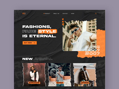 Website Header Fashion Revolution - UpLabs