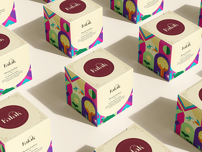 Falak - Sweet Box Packaging Design branding design graphic design illustration logo typography ui vector