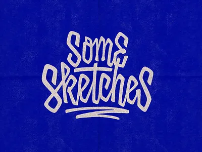 Some Sketches behance design graphicdesign handlettering lettering letters logo photoshop portfolio procreate sketches textures type typography words