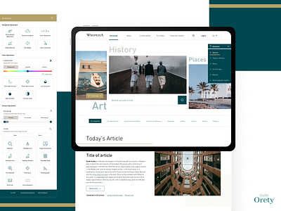 Wikipedia Redesign accesibility design minimal ui uidesign website wikipedia