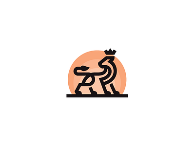 Lion king animals crown finance gym king layer lion logo logotype luxory minimalism sport zoo