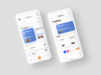 Taskom app design ui