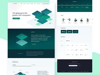 OIN Finance Landing page design figmadesign landing landingpage ui