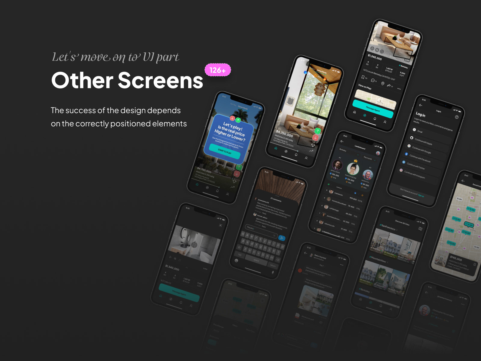 Playhouse Real Estate App by Awesomic on Dribbble