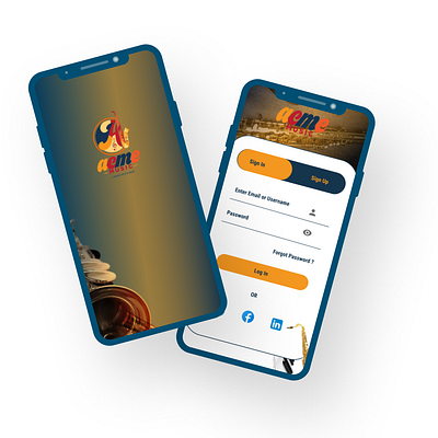Acme Music App branding musicapp pr productdesign ui uiux
