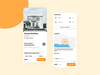 Booking App app booking buy designe home hotels logo ui ux designe