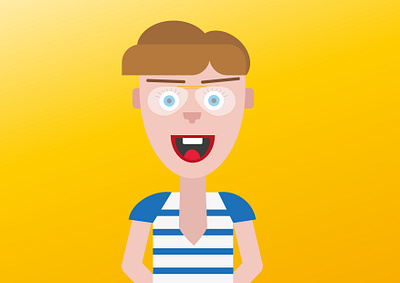 My Avatar dribbble best shot flat design illustration illustration art illustrator personal project ui vector art