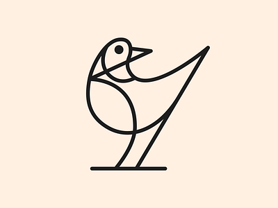 Dove! bird brand brand identity branding chicken dove icon illustration illustrations line art logo logo design mark minimal monoline pigeon rooster simple symbol