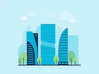 Skyscrapers design flatdesign flatillustration graphic design illustration skscraper skyscraperillustration vectorillustration visualart