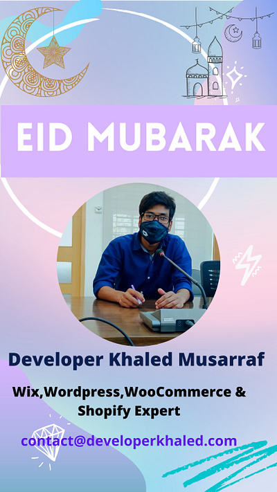 Eid Mubarak design developer khaled developer khaled musarraf khaled musarraf landing page landing page concept landing page design landing pages wordpress wordpress theme