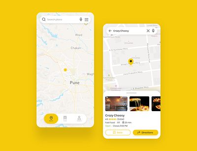 Location Tracker App branding ui user interface design visual design