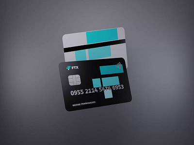 3D Icons | 4 | FTX Plastic Cards 3d aftereffects animation banking black blender branding card creative crypto cryptocurrency cyan design digital exchange ftx money motion plastic render