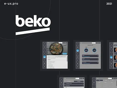 Beko - functional and intuitive refrigerator! design design system display interface ui ux