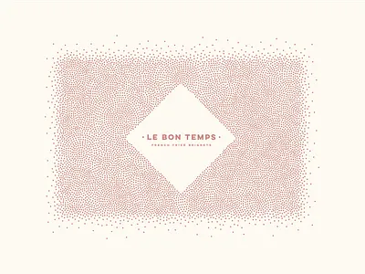 Le Bon Temps branding design food french icon identity interiordesign logo restaurant