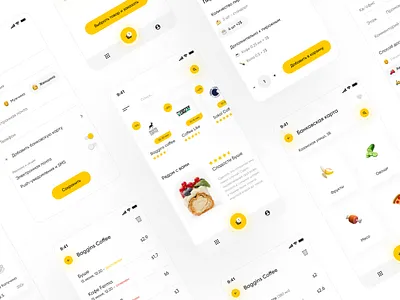 Delivery mobile app concept dailyui design figma food delivery mobile mobile concept mobile design online store ui ui design ui mobile app ux web web design yellow