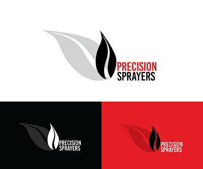 Precision Sprayers branding design logo ui ux
