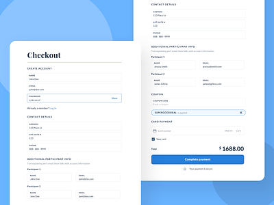 Checkout form app card checkout form clean form pay payment product design stripe uiux web web app web design