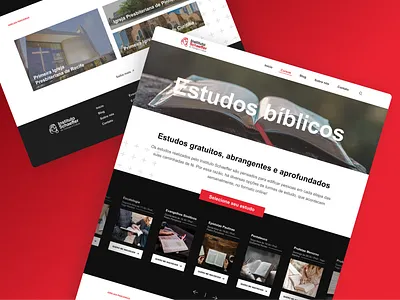 UI Exercise - Estudos bíblicos [Instituto Schaeffer] bible bibleclasses concept design figma ui uidesign uiexercise userinterface userinterfacedesign