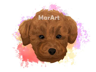 Dog ai amazing art brus cartoon character clipart colourfull coreldraw cute cutedog design dog illustration ilustration paintbrush photoshop vector vectordog weathercolour