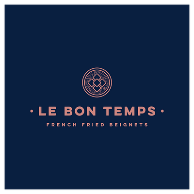 Le Bon Temps branding design food french identity interiordesign logo minimalist