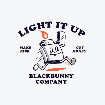 Light it Up branding classic creative design illustration illustrator retro surfsupply teesdesign tshirtdesgin vector vintage vintage design