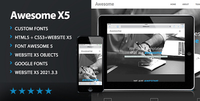 Awesome X5 for Website x5 agency creative css3 design designer html5 jquery onepage studio template web web design web designer web template website x5 website x5 template x5 x5 template