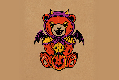 WEENZINE EIGHT art character cute design drawing halloween illustration teddy