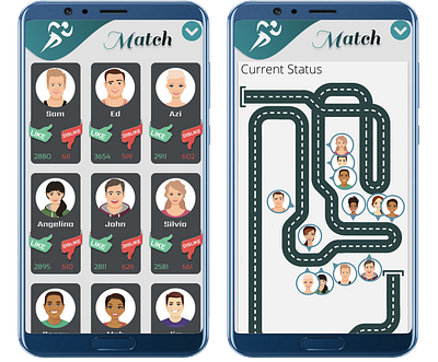 Runner design figma ui ux ux design xd