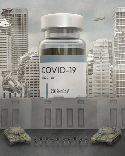 3D Digital Art Design - COVID-19 VACCINE 3d 3d art 3d model 3d render animation arte artwork blender cgi covid 19 crypto design digital art graphic design illustration motion graphics nft product design render vaccine