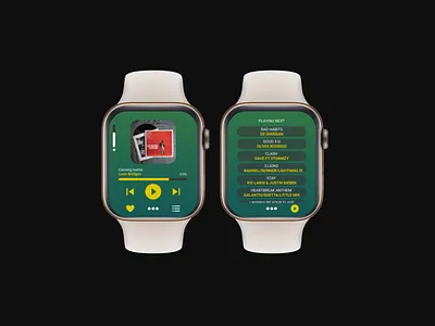 Music Player Apple Watch design music player ui ux watch