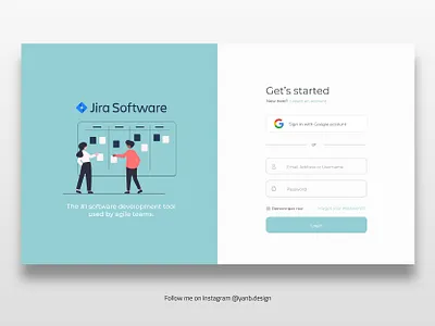 Login Page Design app branding design graphic design illustration logo new york ui vector web design