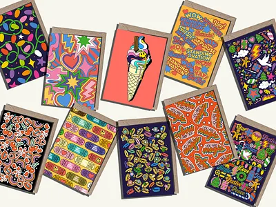 PAPERBOY LONDON - ILLUSTRATED GREETING CARDS cards freelanceillustrator graphicdesigner greeting cards illustration illustrator