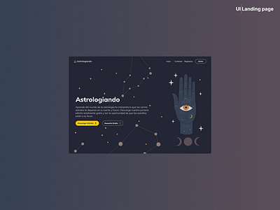 Maratón UI #6 - Landing page adobe illustrator challenge design illustration ui ux vector