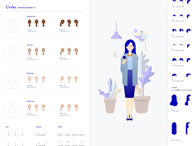 Illustration System branding design digital illustration flat design flat illustration illustration ui ux vector vectorial illustration web design