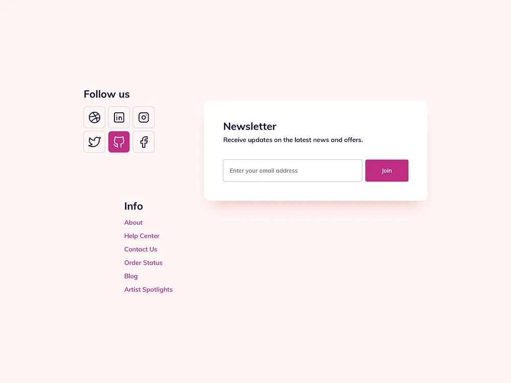 Footer UI designs, themes, templates and downloadable graphic elements ...