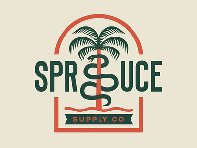 Spruce Supply Company: Logo Animation 2d animation after effects animated logo logo logo animation motion graphics vector animation